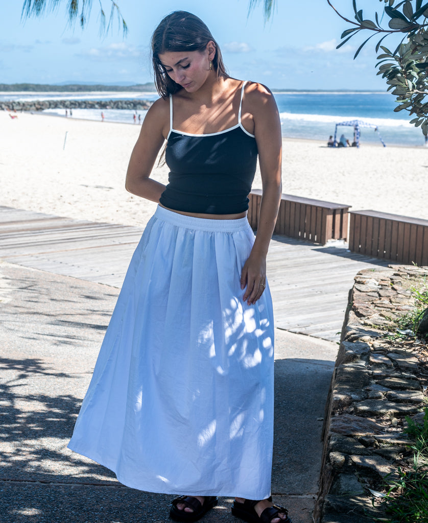 Lazy Beach April Skirt | White - Skirts