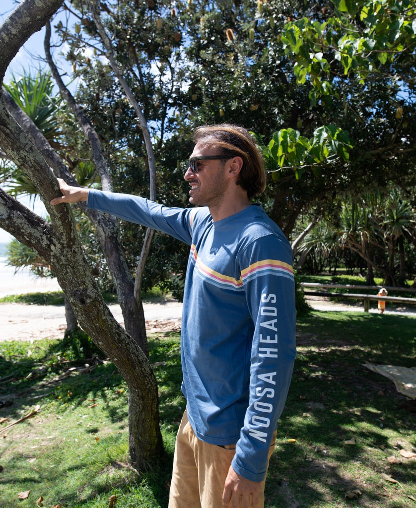 Noosa Cali L/S Tee | Blue-Golden Breed