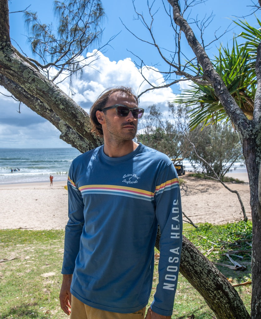 Noosa Cali L/S Tee | Blue-Golden Breed