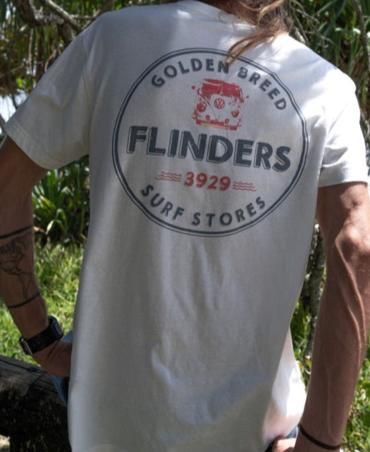 Flinders Kombi Tee | Off White-Golden Breed