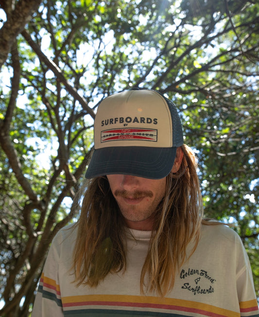 G&S Boards Trucker Cap | Wash Black