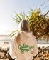 Chessie Hoodie | White Misty/Surf Green