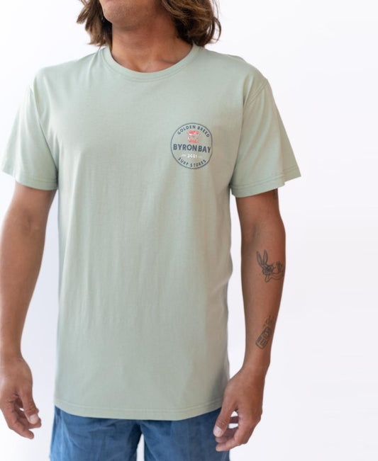 Byron Kombi Tee | Sage - Golden Breed