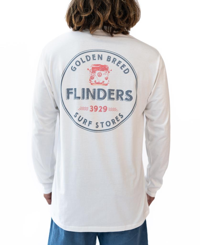 Flinders LS Kombi Tee | Off White - Golden Breed