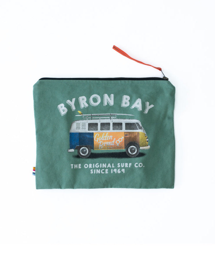 Golden Breed Byron Stoked Wet Travel Bag | Surf Green - Beach Bags