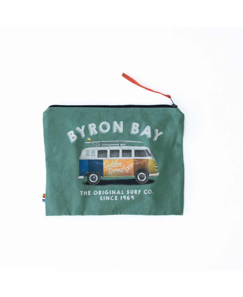 Byron Stoked Wet Travel Bag | Surf Green