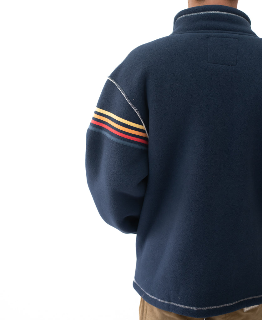 Golden Breed Reef Bonded Sherpa Jacket | Navy - Coats & Jackets