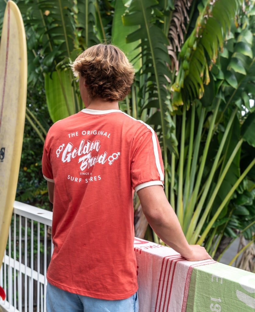 Break Ringer Tee | Wash Red