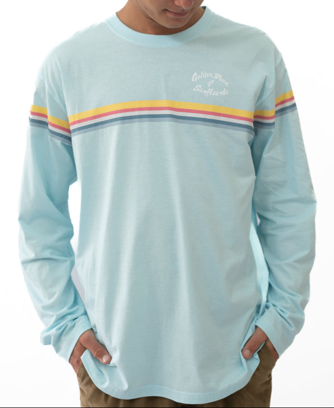 California LS Tee | Turquoise