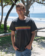 Golden Breed Heavy Island Tee | Wash Black - T-Shirts