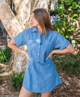 Golden Breed Bella Dress | Blue - Dresses