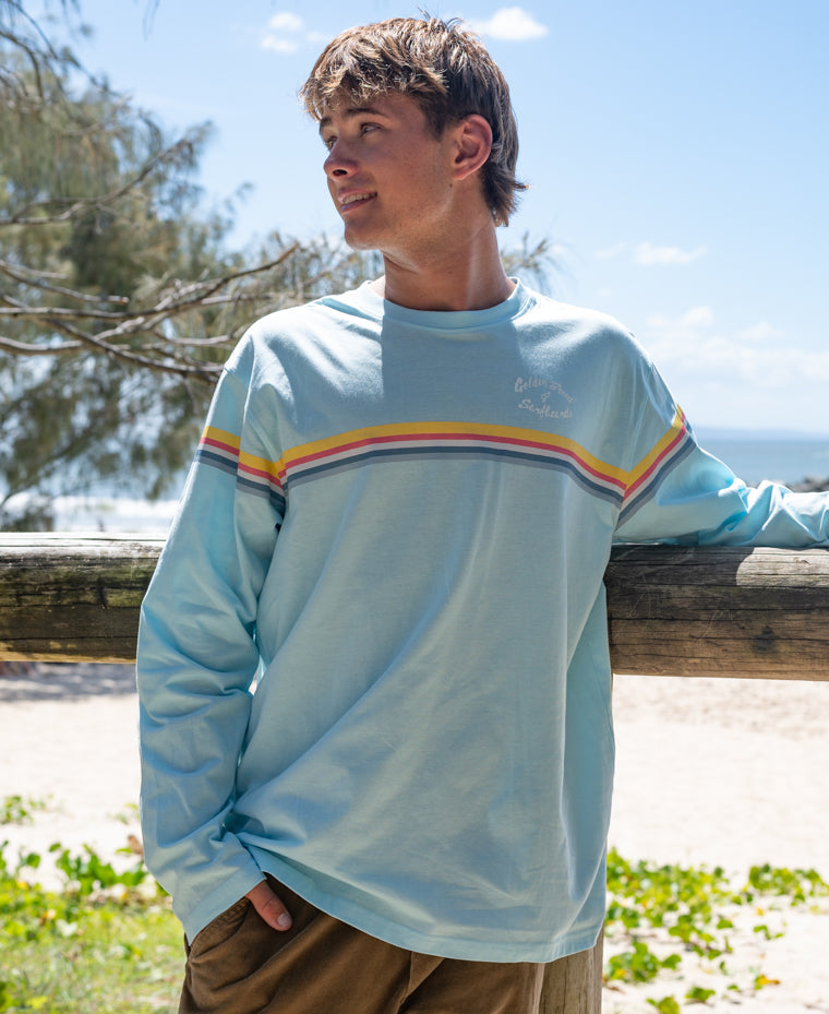 California LS Tee | Turquoise