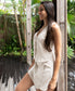 Rennie Tie Vest Linen | Natural