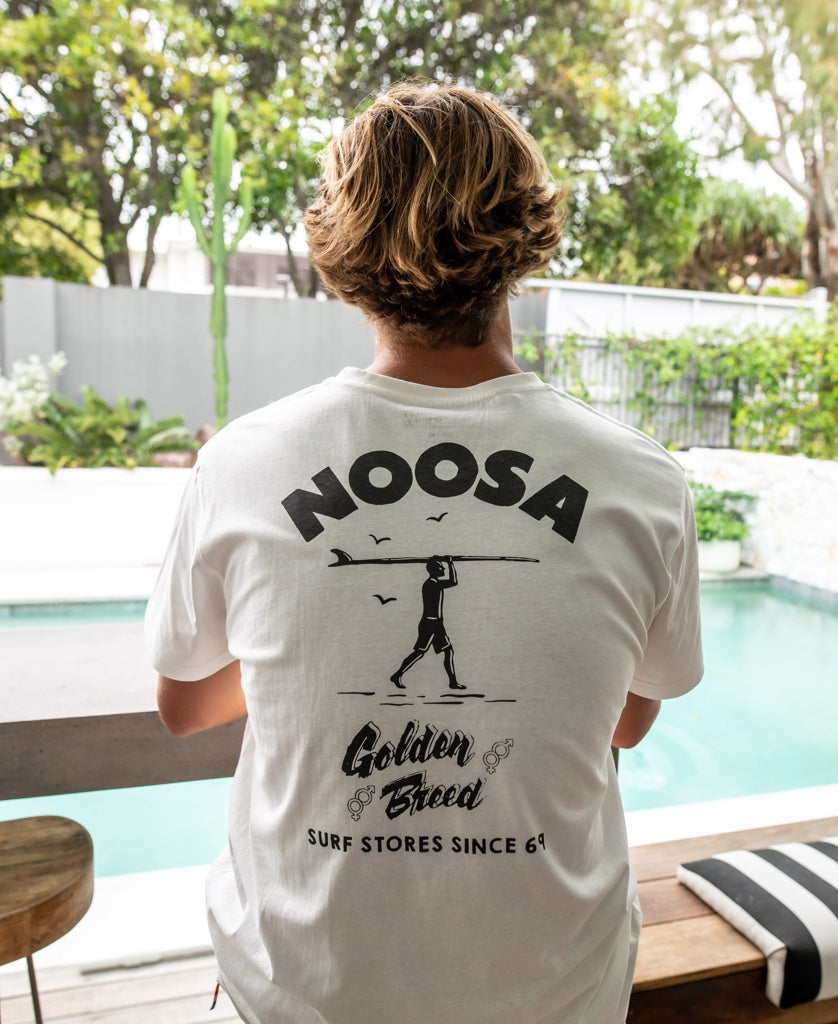 Noosa Shanty Tee | Off White-Golden Breed