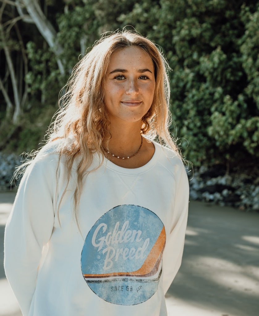 Vintage Sweat | Off White-Golden Breed