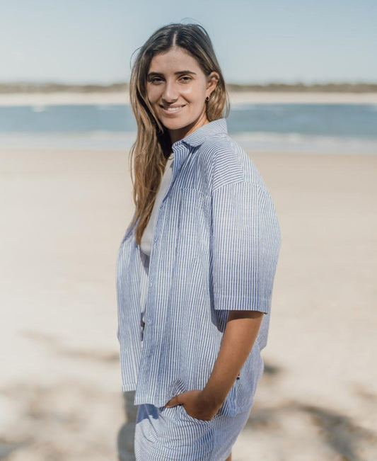 Bailey Shirt | Stripe-Golden Breed