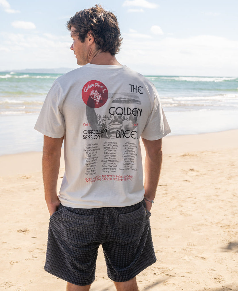 Golden Breed Expression Session Tee | Off White - T-Shirts