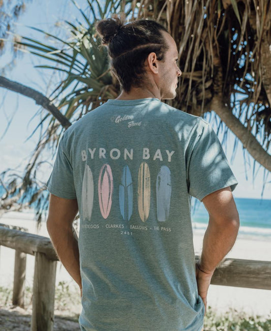 Byron Boards Tee | Green Zumba-Golden Breed