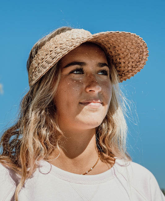 Palm Visor | Beige-Golden Breed