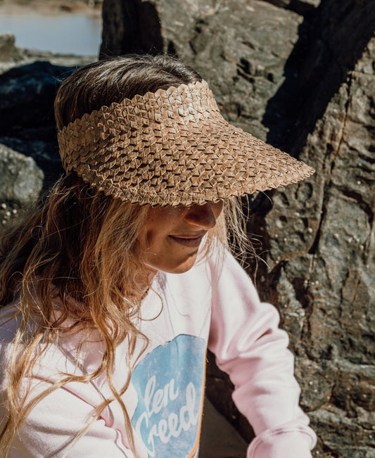 Palm Visor | Beige-Golden Breed