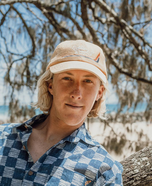 Hancock Cord Cap | Wash Orange-Golden Breed