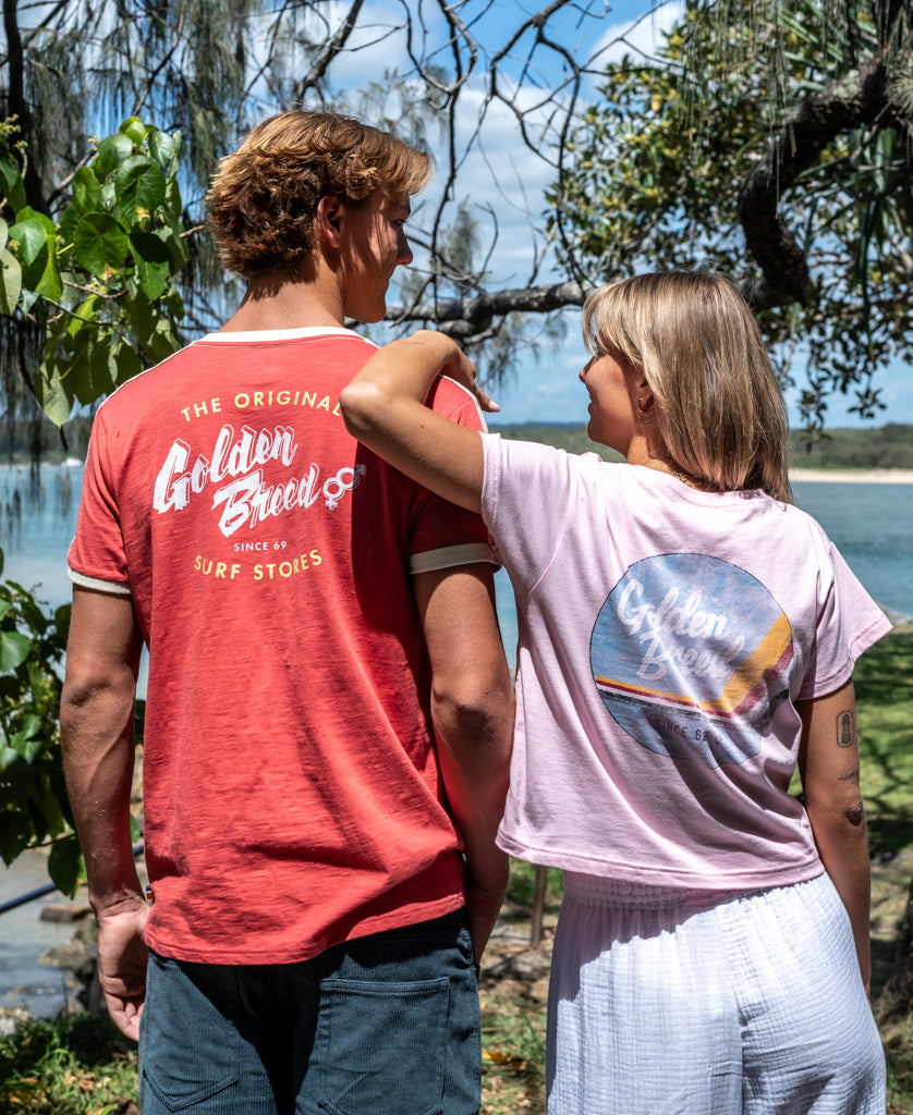 Break Ringer Tee | Wash Red