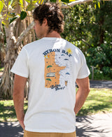 Golden Breed Byron Map Tee | off White - T-Shirts