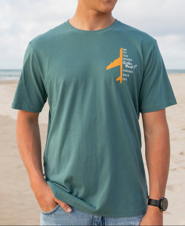 Golden Breed Fly Tee | Fern - T-Shirts