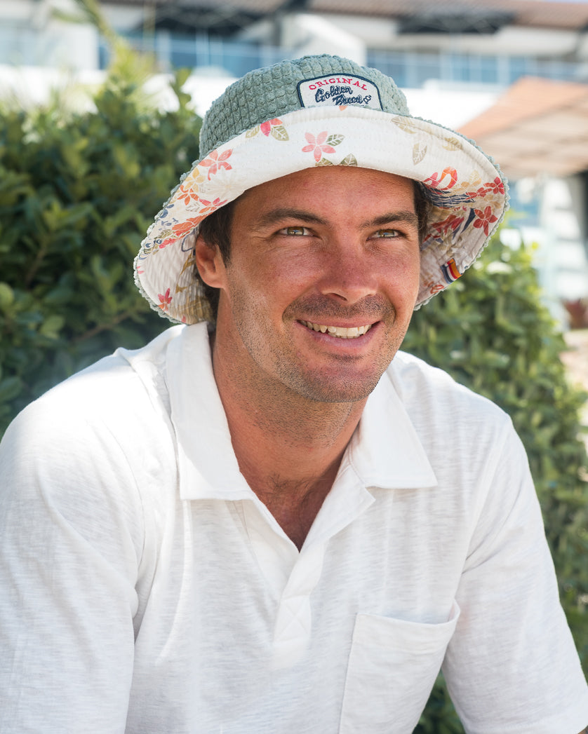 Golden Breed El Noggino Cord Bucket Hat | Leaf Green - Bucket Hats