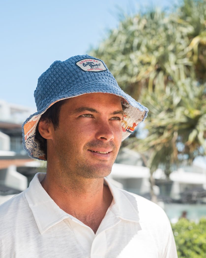 Nathan Terry Bucket Hat | Turquoise | Golden Breed