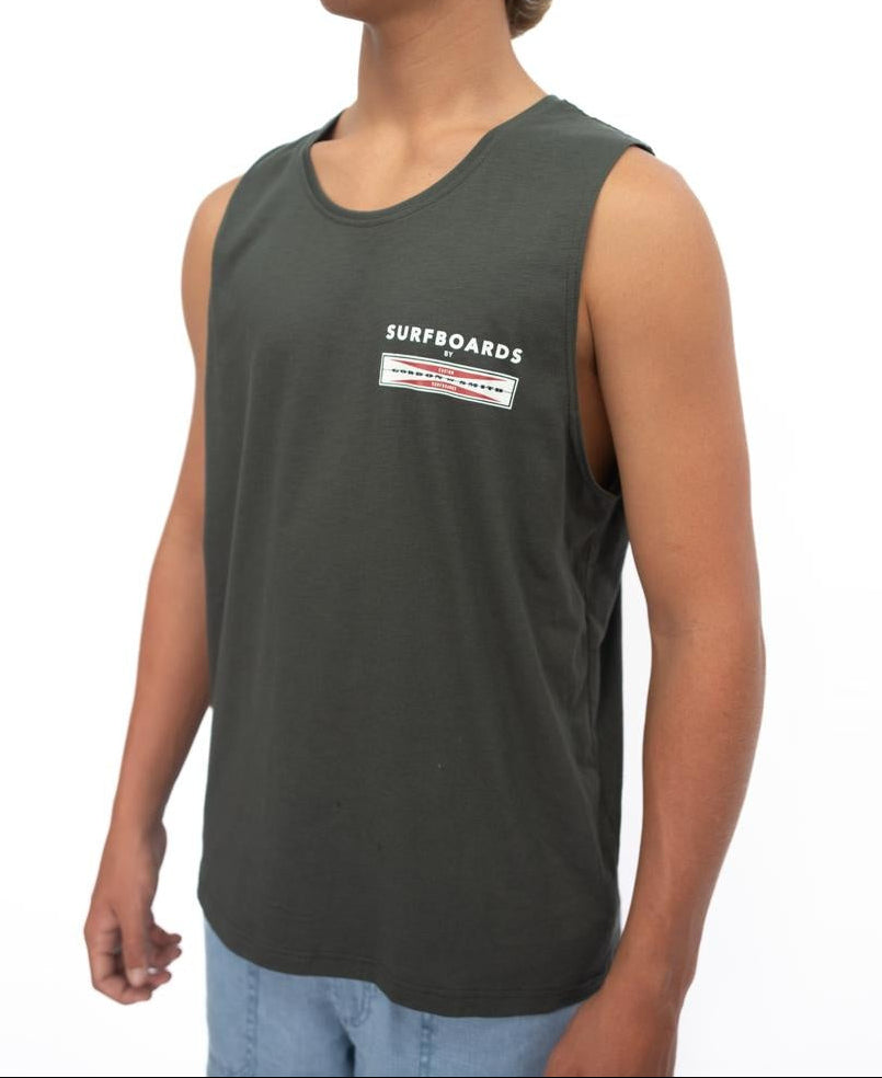 Gordon & Smith G&S Corp Muscle | Wash Black - Tank Tops