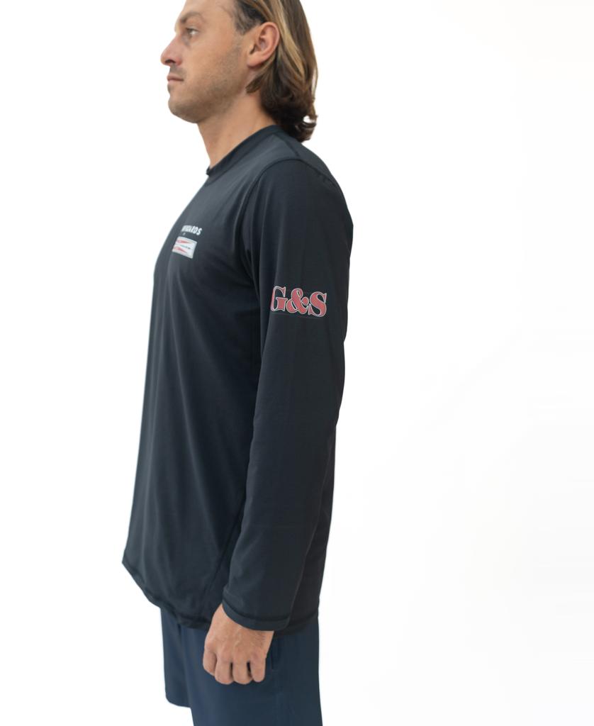 G&S L/S Larry Rash Shirt | Black