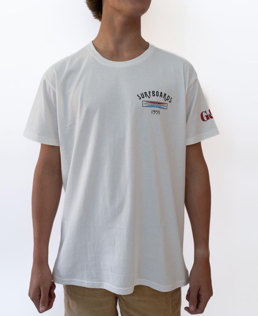 G&S Surfboards Tee | Off White