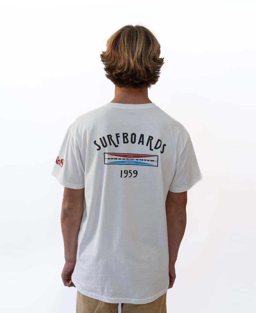 G&S Surfboards Tee | Off White