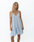 Amy Dress | Blue / White Stripe