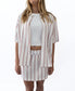 Bailey Shirt | Off White / Red Stripe