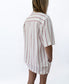 Bailey Shirt | Off White / Red Stripe