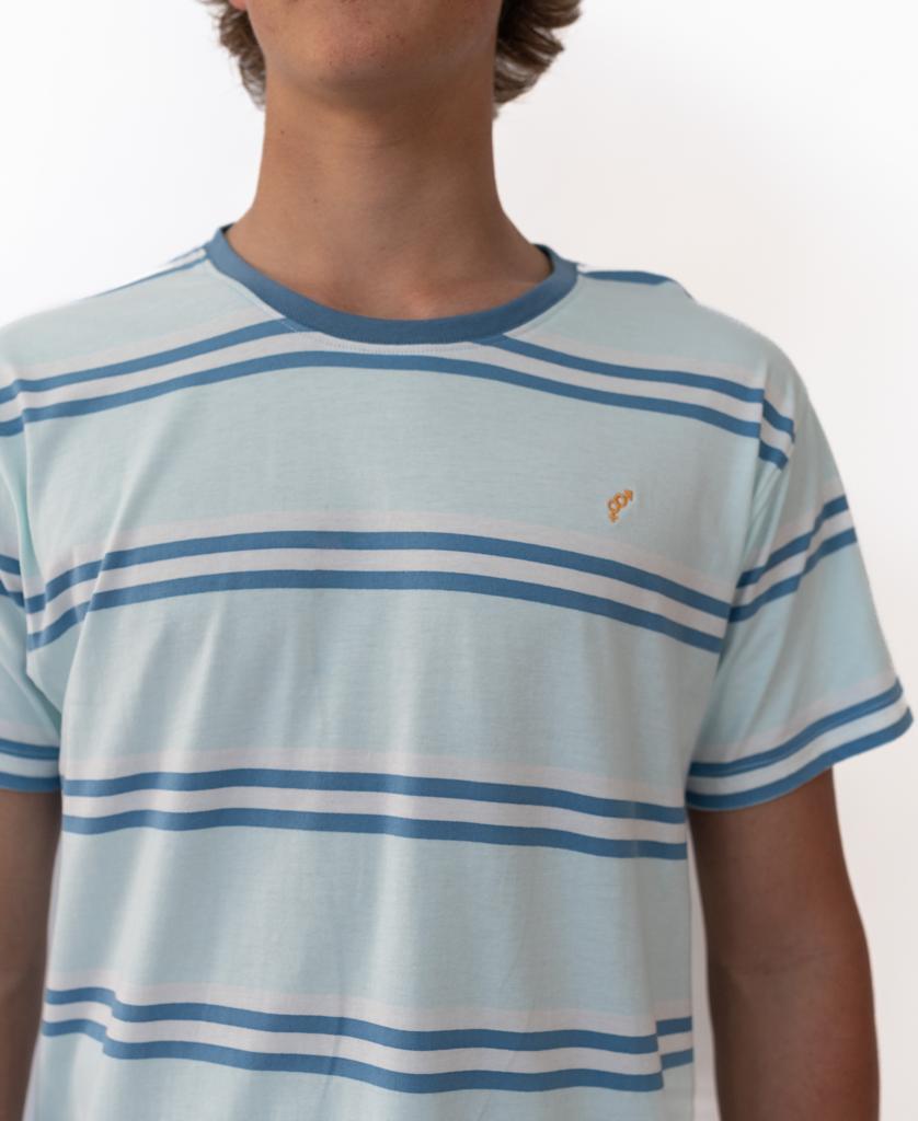 Bay Stripe Tee | Ice