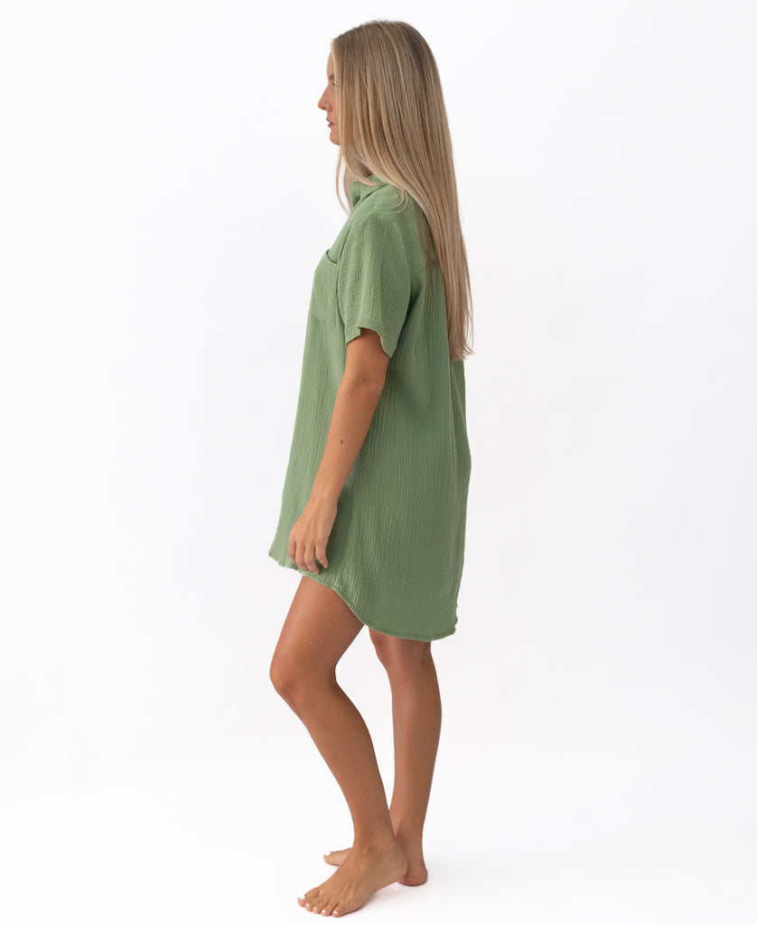 Bella Dress | Moss