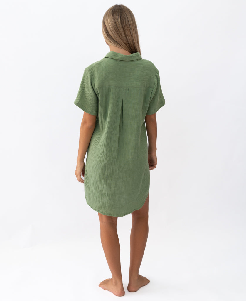 Bella Dress | Moss