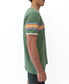 Birds Ringer Tee | Leaf Green