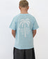 Byron Palm Loco Kids Tee | Turquoise