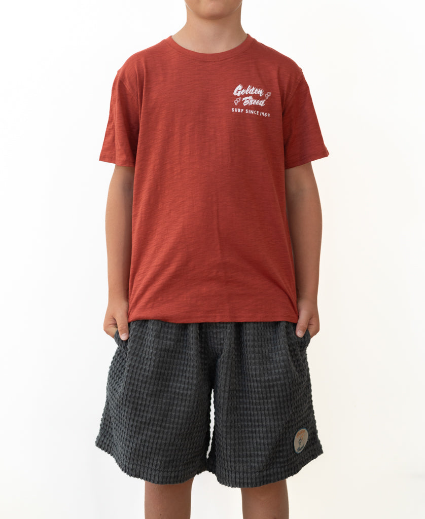 Noosa Stoked Kombi Kids Tee | True Red