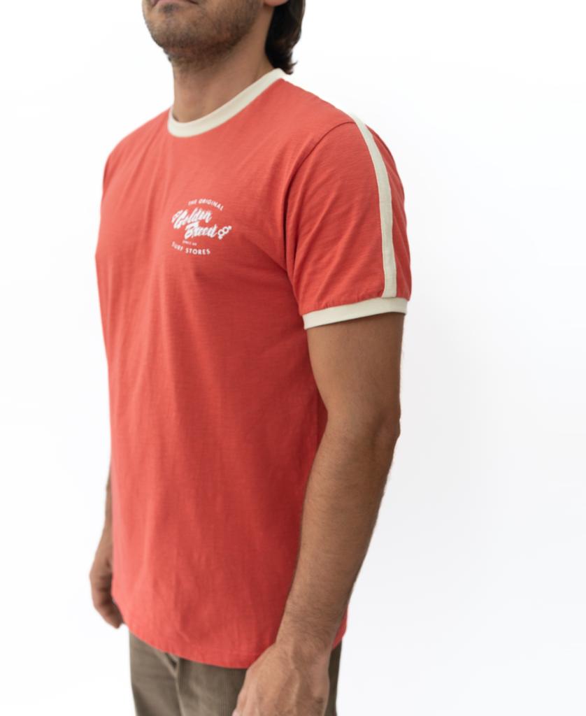 Break Ringer Tee | Wash Red