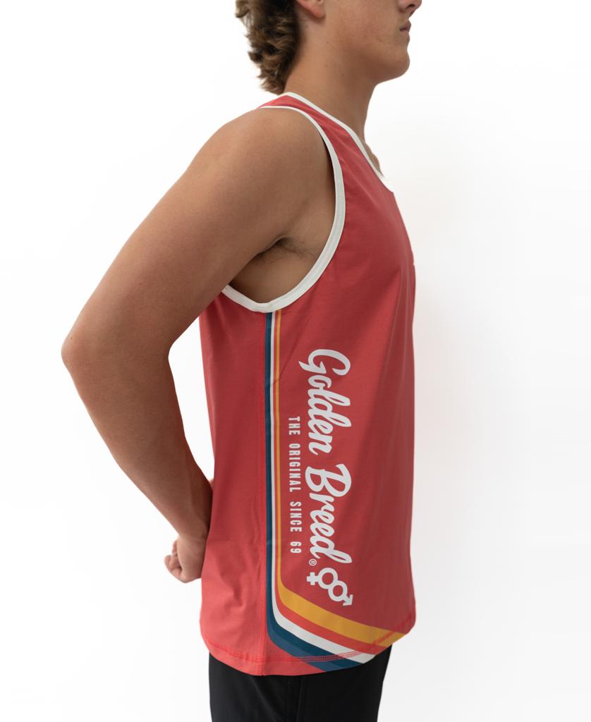 Burleigh Rash Tank | Wash Red