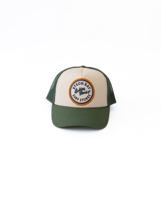 Byron Charlie Trucker Cap | Khaki
