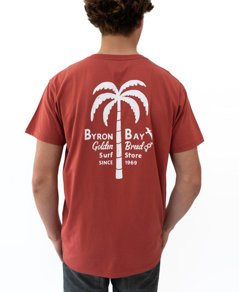 Byron Palm Loco Tee | True Red
