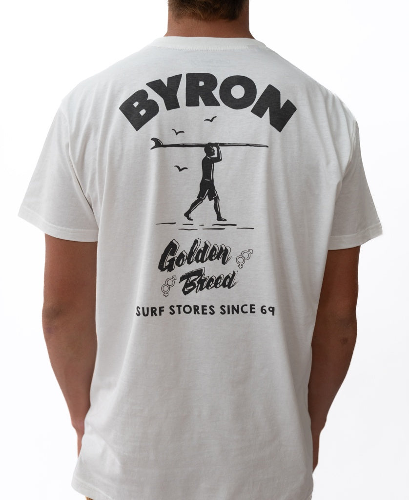 Byron Shanty Tee | Off White-Golden Breed