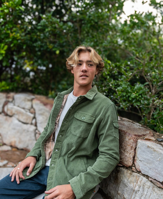 Cahoots Cord Jacket | Khaki-Golden Breed