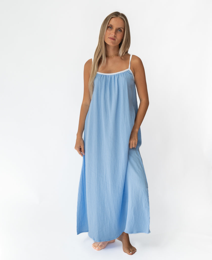 Camilla Maxi | Finch / White